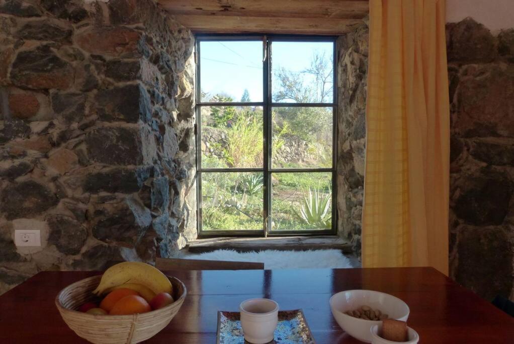 Villa Casita En El Campo Con Vista Al Oceano Tijarafe Exterior foto