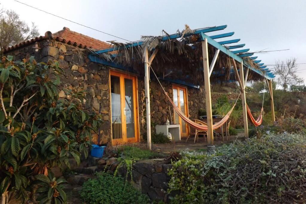 Villa Casita En El Campo Con Vista Al Oceano Tijarafe Exterior foto
