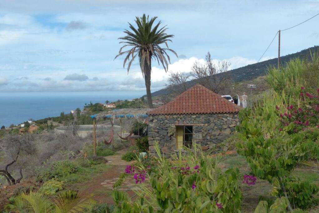 Villa Casita En El Campo Con Vista Al Oceano Tijarafe Exterior foto